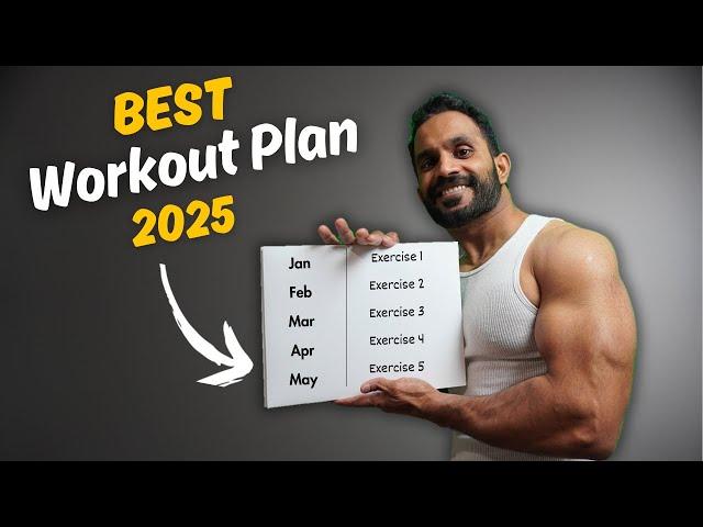 12 Months Workout Plan For 2025 (Muscle Gain & Fat Loss) | For Both Men & Women