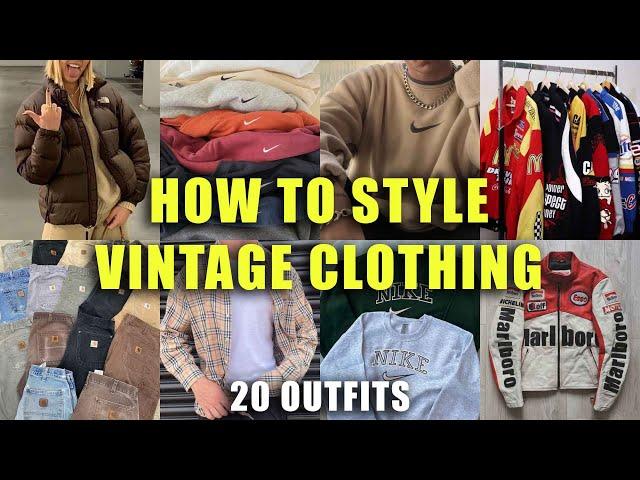 How To Style Vintage Clothing | 20 Outfits