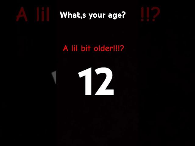 What,s your age? 🫶️