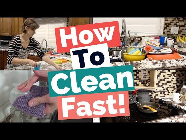 How To Clean Fast And Efficiently | How to Speed Clean Your House |  My Speed Cleaning Routine!