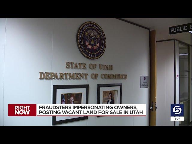 Utah Dept. of Commerce: Be aware of vacant land scams in the state