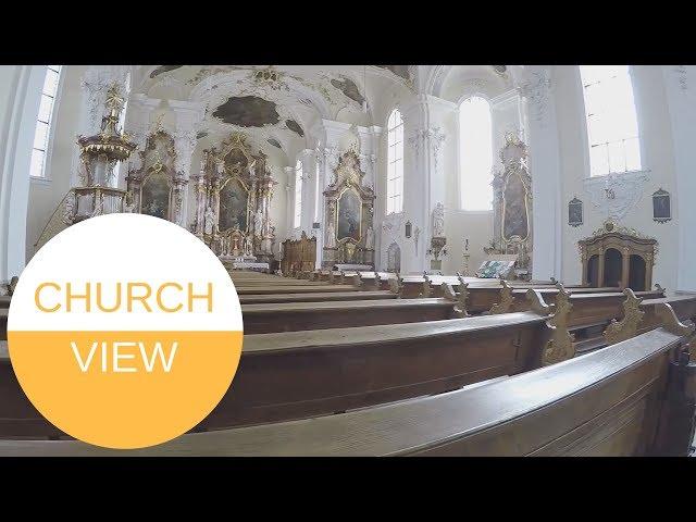 Die St. Peter und Paul Kirche in Hilzingen in GERMANY
