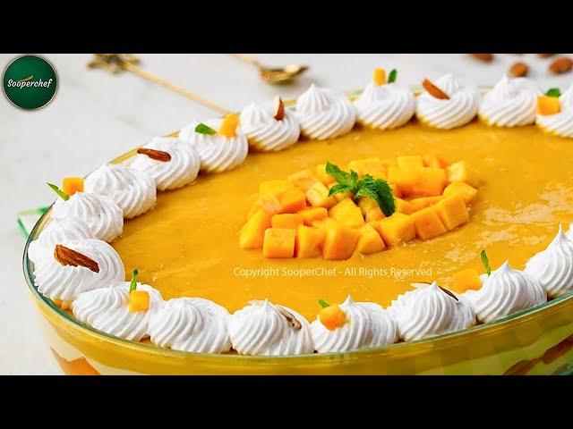 Mango Dessert: Creamy Mango Delight Recipe by SooperChef