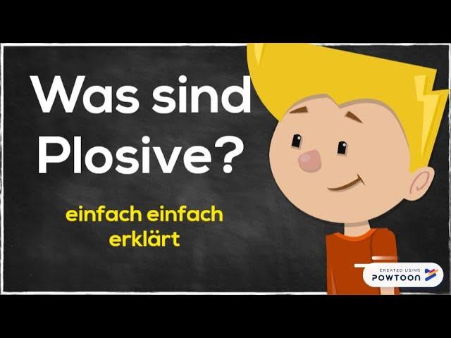 Was sind Plosive? - Grundwissen Phonetik & Phonologie