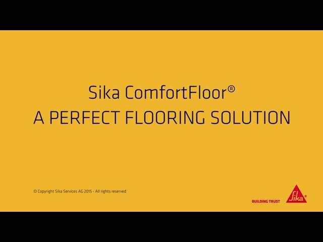 Sika ComfortFloor®, a professional flooring solution for a perfect look