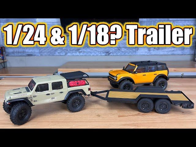 Haul Your Mini RC's In Style! Axial Flatbed Trailer