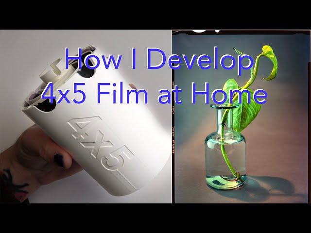 How I Develop 4x5 Film at Home with B's 4x5 Reel