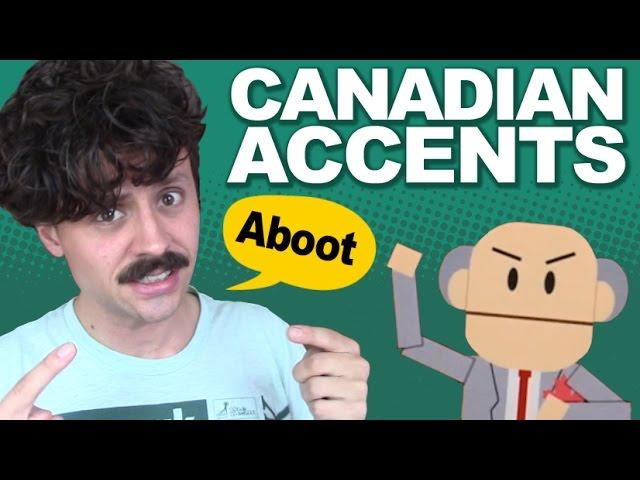 All aboot Canadian accents