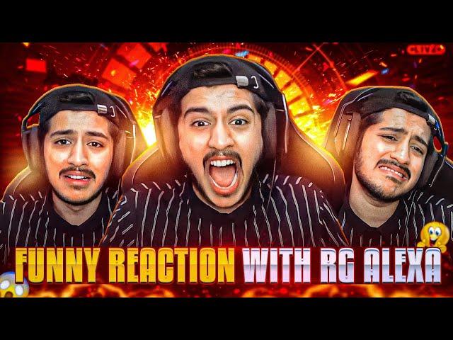 Angry Youtuber  Best Funny Reaction On Live  After 119 Damage  || RG ALEXA 