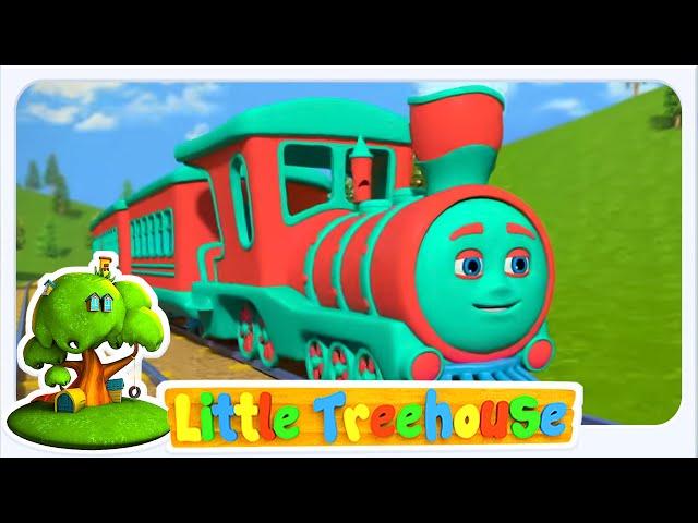 Wheels On the Train, Vehicle Song & Rhyme for Kids - Little Treehouse