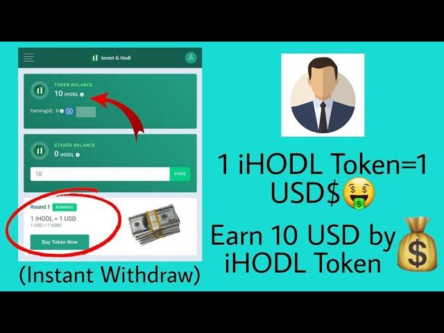 Earn 10 iHODL =10USD 