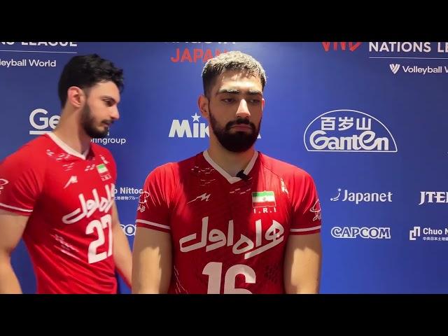 VOLLEYBALL NATIONS LEAGUE 2023 | Ali Hajipour interview after Iran Vs Slovenia Match