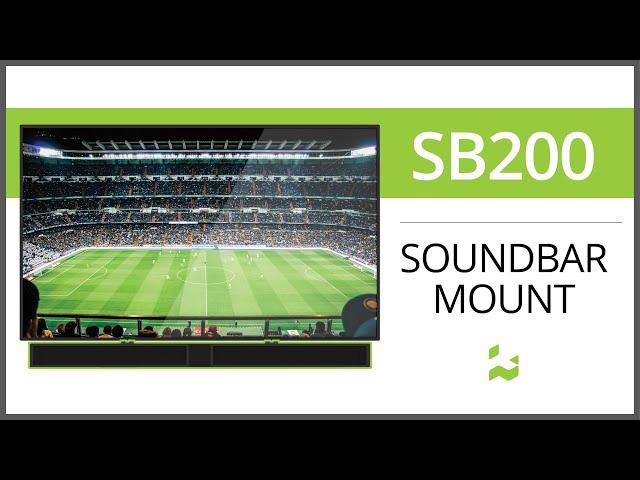 The BEST Soundbar Mount you can BUY | Kanto SB200 Soundbar Mount