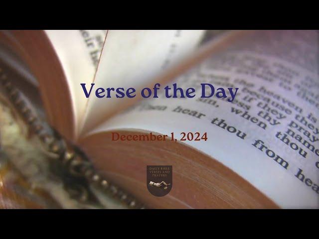 Verse of the Day - December 1, 2024