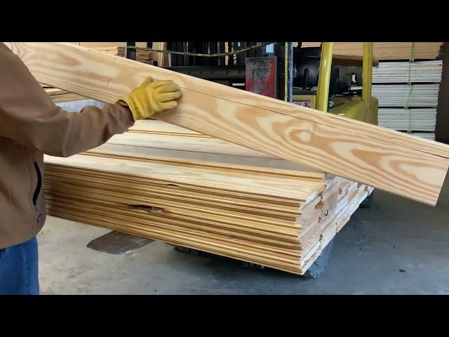 1x8 Cabin Grade Southern Yellow Pine Tongue and Groove