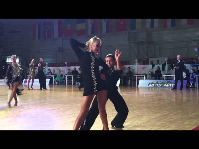 Alexandr Komogortsev Polina Axenova Cha Cha 28 03 2015