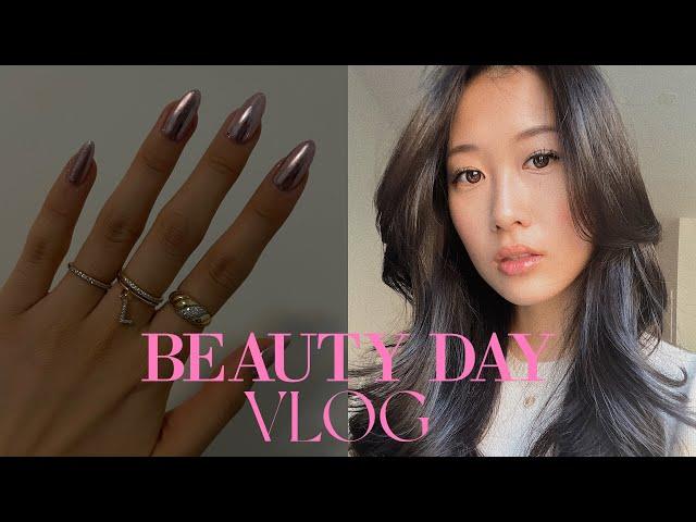 BEAUTY DAY VLOG | new hair, nails, lashes recs in new york | Lois You 뷰티데이 브이로그