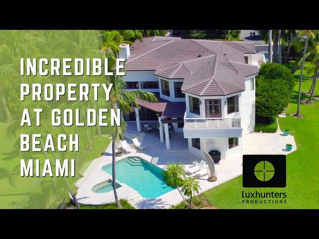 Incredible luxury property at Golden Beach, Miami, FL