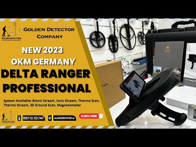 New OKM Germany 2023 Delta Ranger Professional | Long-Range and Ground Scan Technology