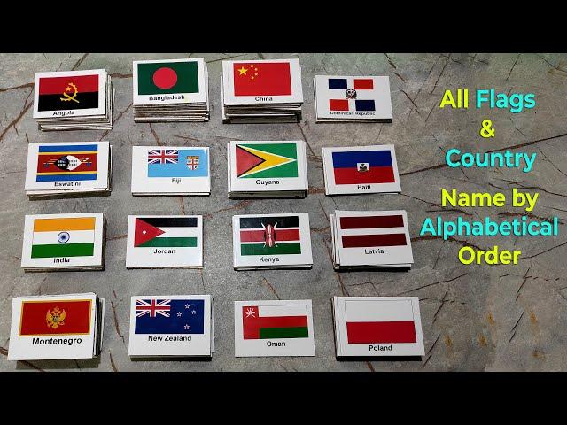 All flags and countries name by alphabetical order | World data | Flags | flags of the world