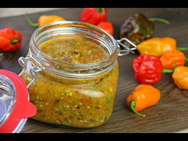 Traditional Caribbean Peppersauce (hot sauce) Recipe.