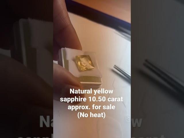 Natural sapphire Pukhraj no heat