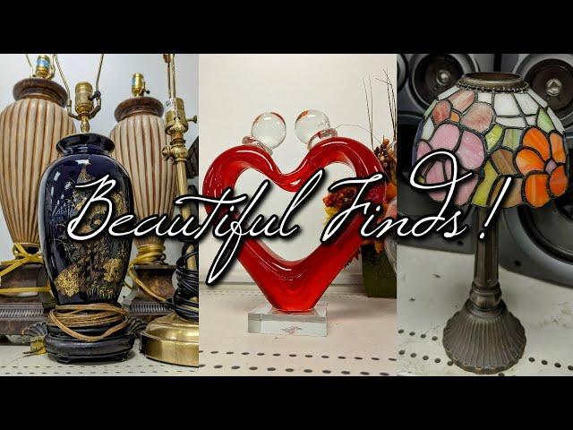 BEAUTIFUL FINDS AT GOODWILL! | THRIFT WITH ME + MY SCORES!