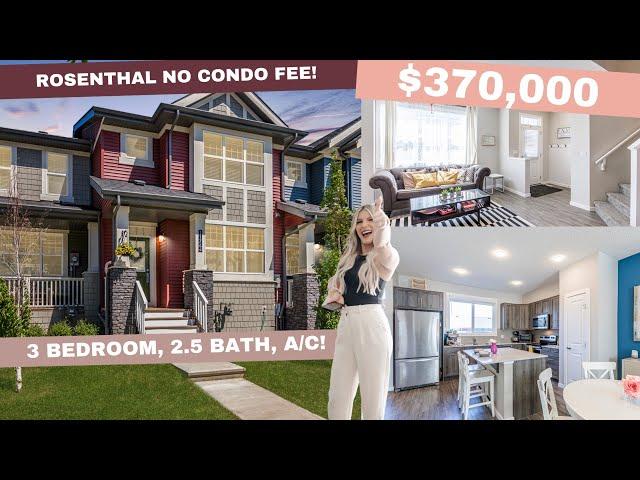 West Edmonton Town house for sale. Townhome in Rosenthal for sale, no condo fees in Edmonton Alberta