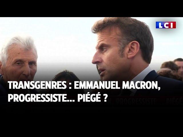 Transgenres  : Emmanuel Macron, progressiste... piégé ?