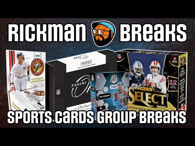  BLACK FINITE 1/1 AUTO!  Monday Night Rickman LIVE Group Breaks | NBA  NFL  MLB ️