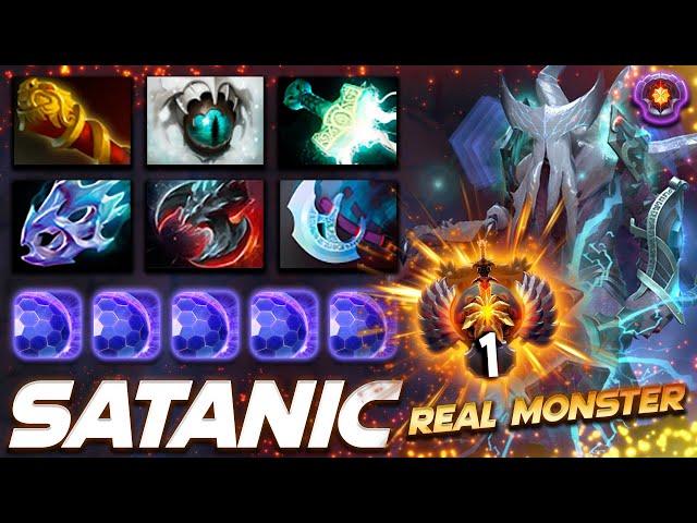 Satanic Faceless Void - Top 1 Rank Real Monster - Dota 2 Pro Gameplay [Watch & Learn]