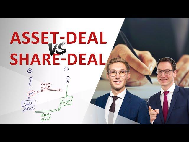 Asset deal vs. Share deal: steuerliche Vor- und Nachteile für Käufer und Verkäufer