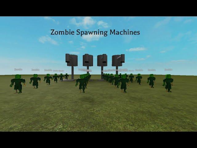 Create a Zombie Spawning Machine in Roblox