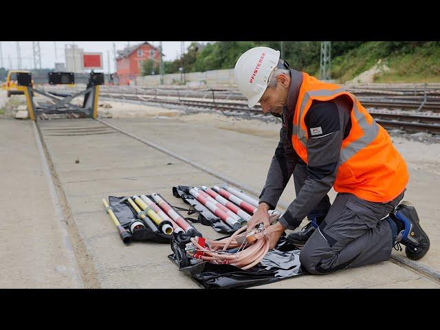 Profilfreies Erden und Kurzschließen von Bahn-Oberleitungen