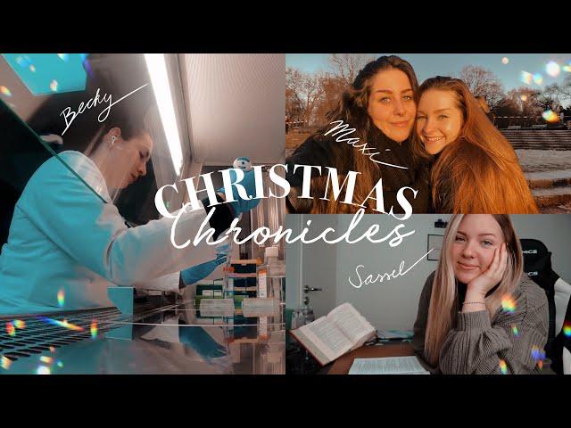 VLOG :: Lernen fürs Examen, Einblick ins Labor & Girls Night Sleepover | CHRISTMAS CHRONICLES '22