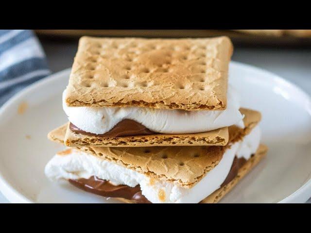 How To Make S'mores • Marshmallow S'mores In Microwave • Easy Dessert Recipes • Quick Smores Recipes