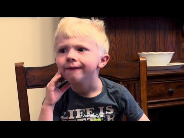 Little Boy Tells Mama About How His Dad Says Her Vacuum Is Stored In A Bad Spot, So Funny, Jack