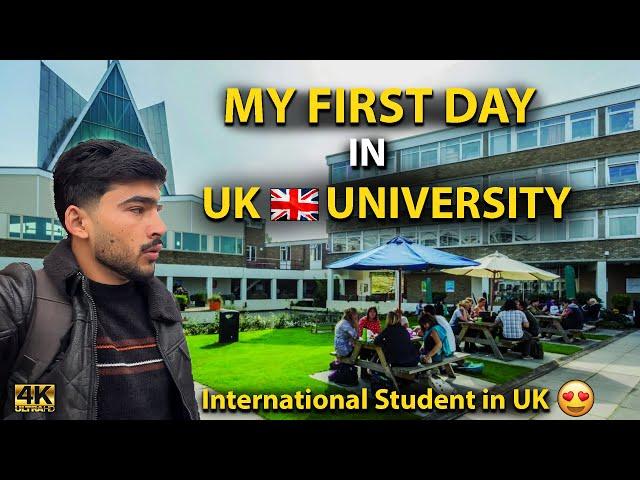  My First Day at a UK University  | International Student Experience & Campus Life ️ #UKVlogs