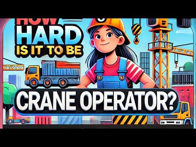 How hard is it to be a crane operator?