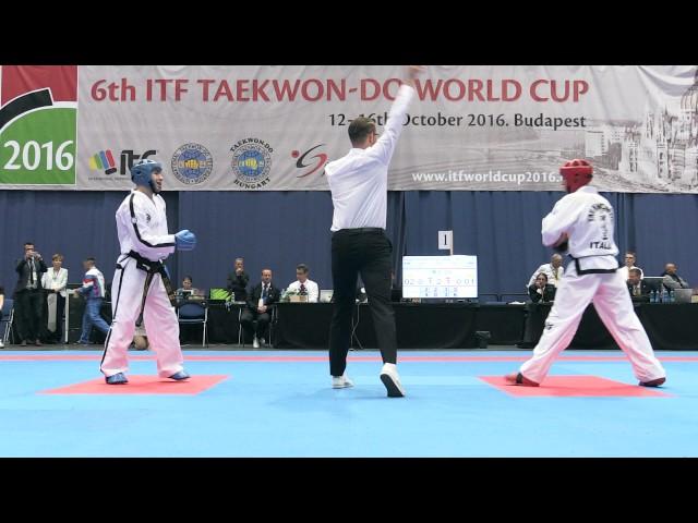 Sparring Senior Male  -63kg Final - ITF World Cup 2016 - Budapest