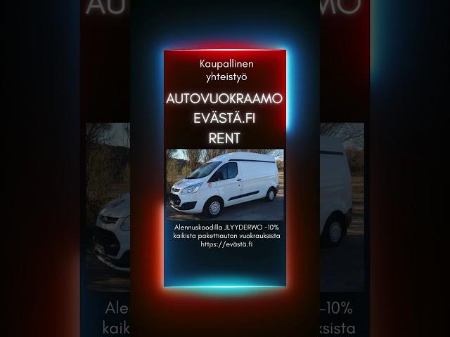 Alennuskoodilla JLYYDERWO -10% kaikista pakettiauton vuokrauksista. https://evästä.fi