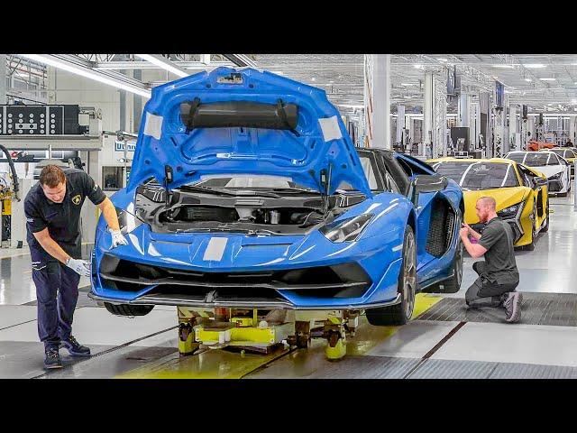 Inside Lamborghini Avantador Production in Italy