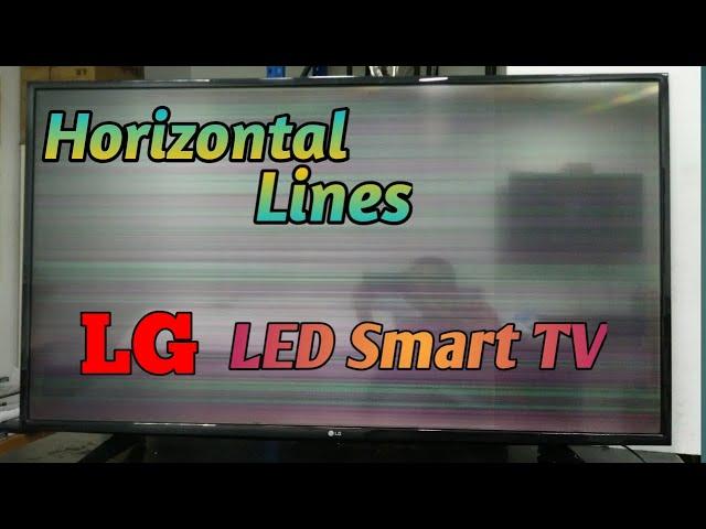 How to Fix Horizontal Lines on the Screen, LG LED Smart TV (Tagalog)