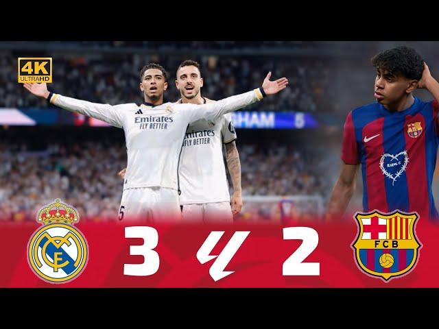 Unbelievable classico“Real Madrid (3-2) Barcelona ”     La Liga [2024] Full Highlights️ | 4k