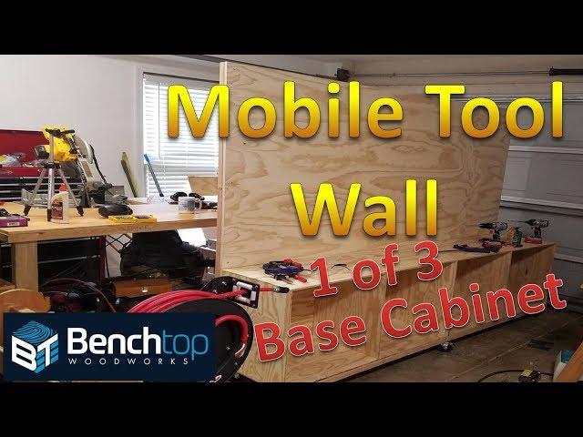 Mobile Tool Wall Base Cabinet / 1 of 3 / Plans on Etsy / EP28