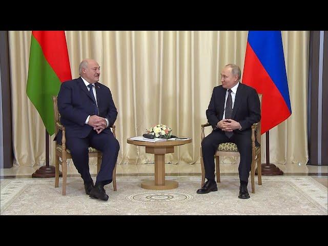 Lukashenko: I was pleasantly surprised! // Meeting with Putin. Novo-Ogaryovo, 17 February 2023