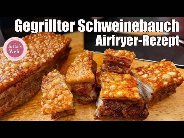 Schweinebauch-Explosion im Airfryer  So knusprig, dass es knallt