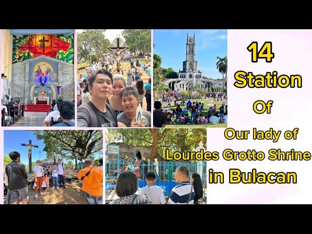 14 Station of Our Lady of Lourdes Grotto Shrine in San Jose Delmonte Bulacan Catholic Church