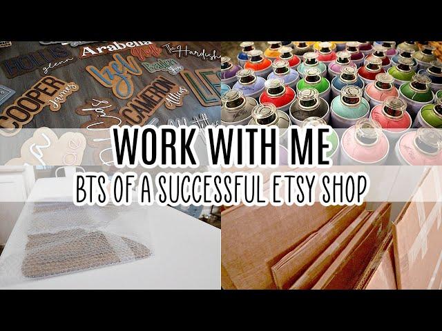 Work With Me On Etsy Orders | Behind The Scenes Of A Successful Etsy Shop