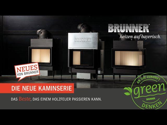 BRUNNER Kamineinsätze BKH green - mit perfektem Flammenbild und geringsten Emissionen in die Zukunft